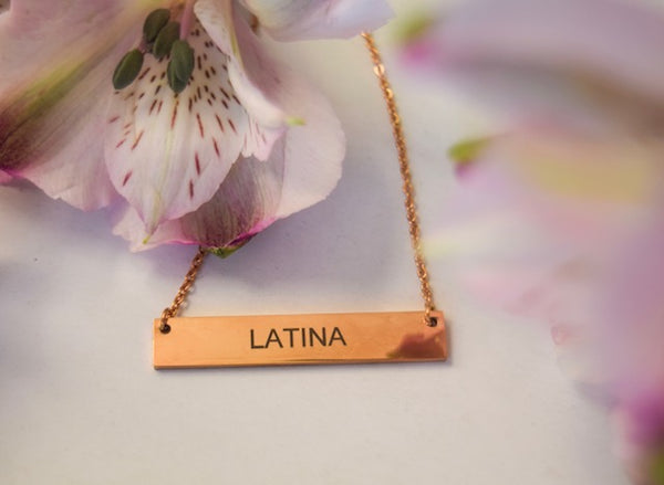 Latina  Rose-Bronze Necklace